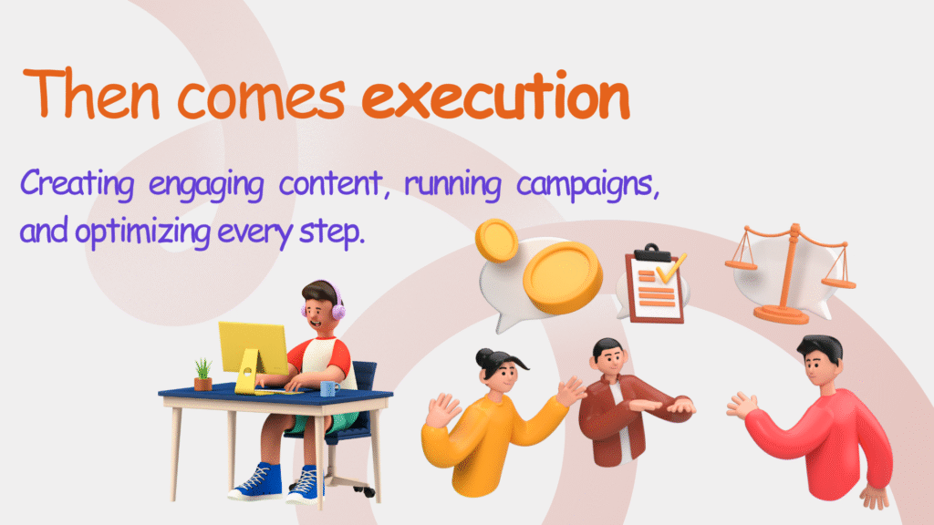 Orange Blue 3D Modern Digital Marketing Presentation (3)